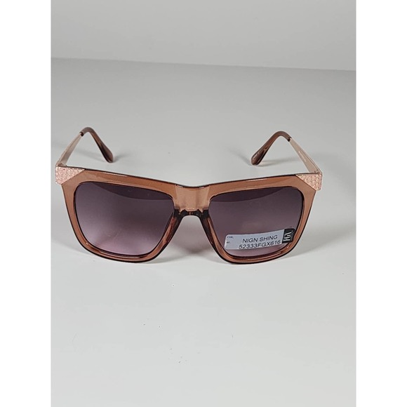 Foster Grant Full Classic Rose Gold / Pink 3D Snake Deco Sunglasses 52333FGX616 - Picture 3 of 11